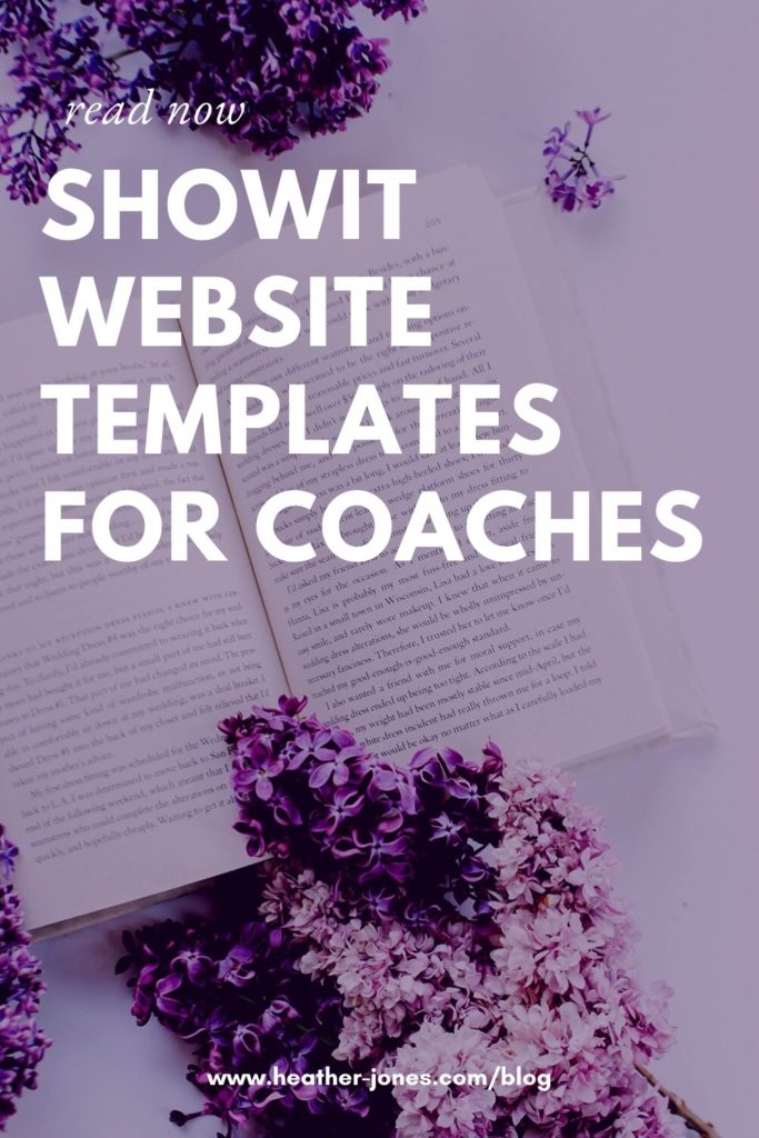 Showit Website Templates for Coaches | Heather Jones Creative