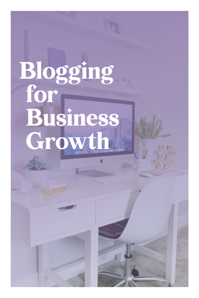 Blogging for Business Growth | Showit Web Designer Heather Jones