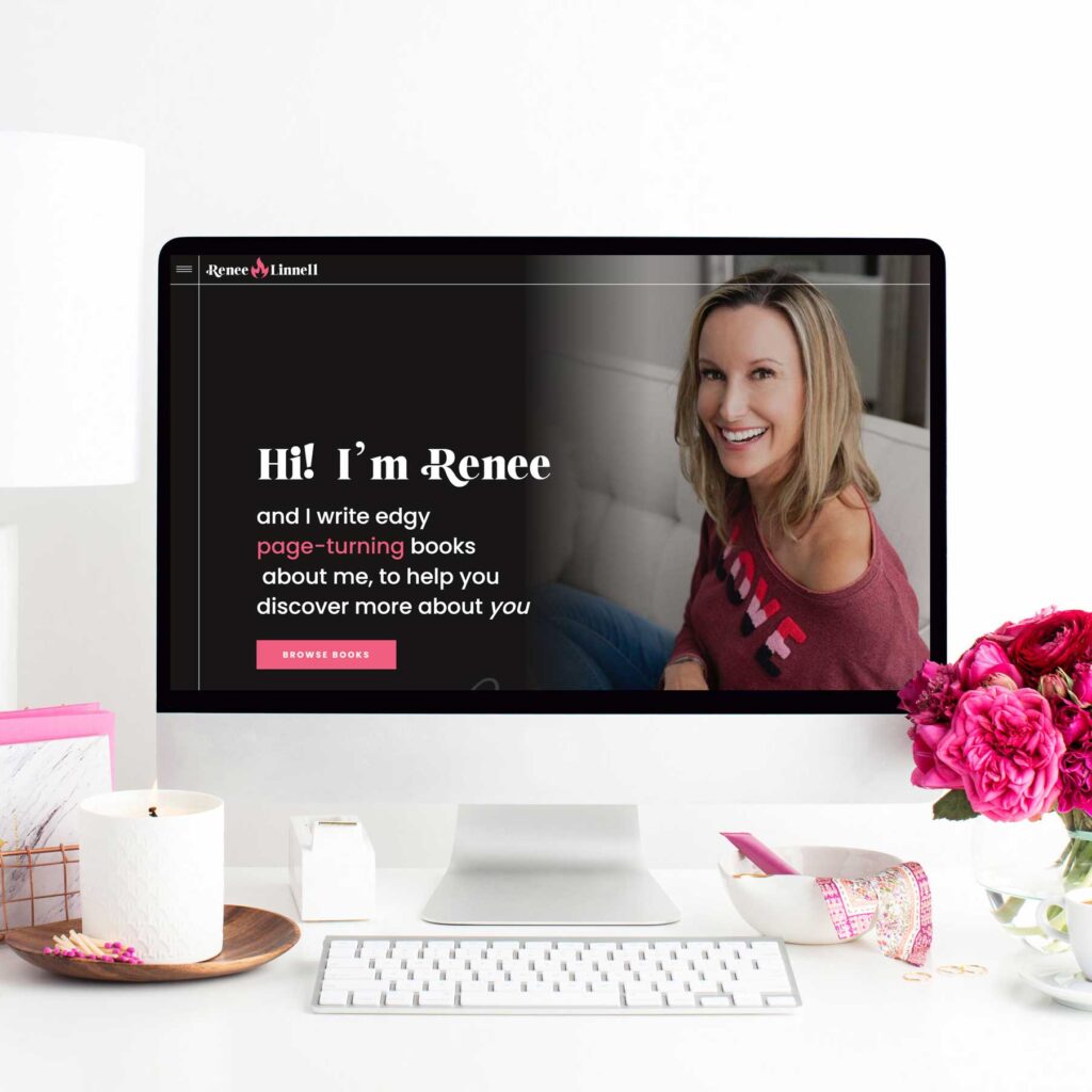 Website Design for Renee Linnel in Showit by Heather Jones Creative